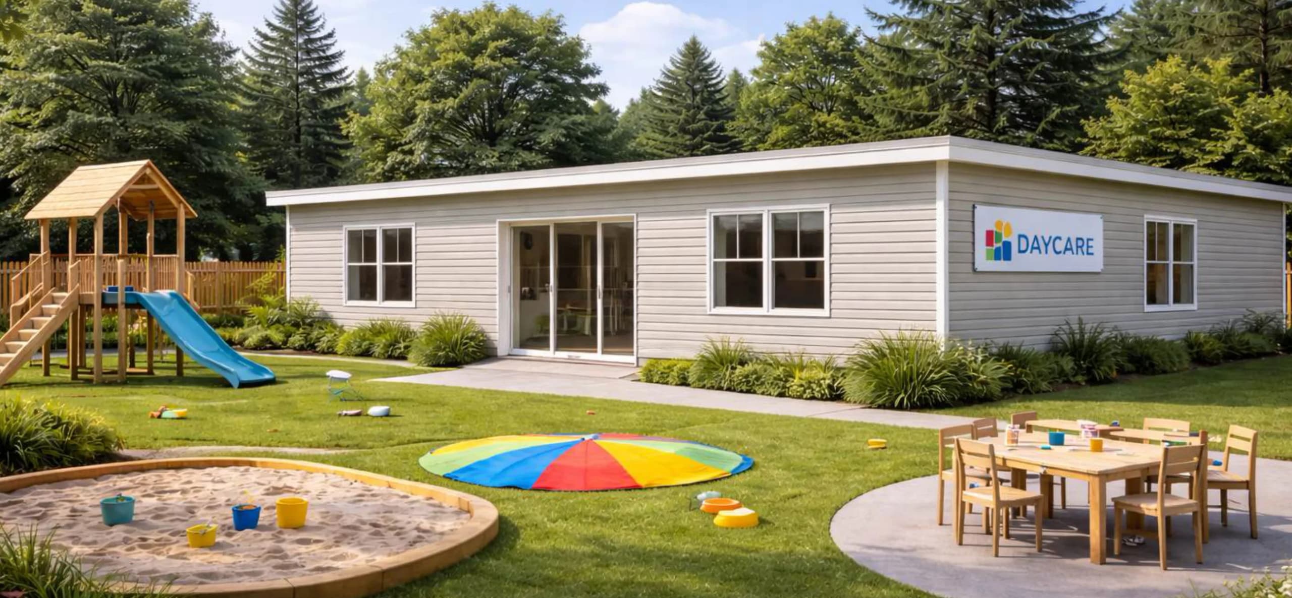 Opening a Modular Daycare in Saskatchewan, architectural rendering